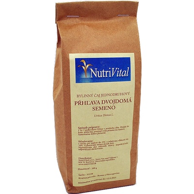 Nutrivital Žihľava semeno BIO 200 g