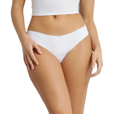 Bellinda INVISIBLE BRAZILIAN Dámske bezšvové nohavičky BU812883 biela