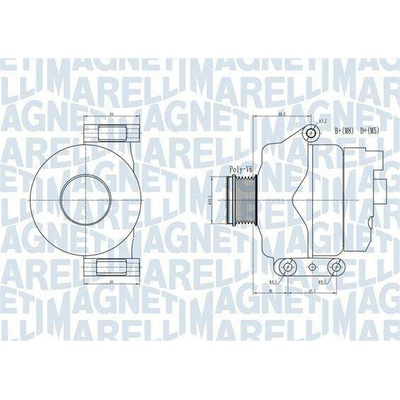 Generátor MAGNETI MARELLI 063731934010