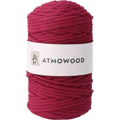 Atmowood příze 5 mm - purpurová