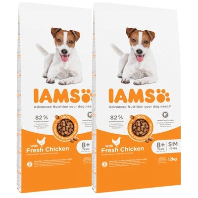 IAMS ProActive Health Mature & Senior All breeds Chicken 2 x 12 kg