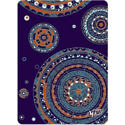 4Fun multifunkčná šatka Mandala blue