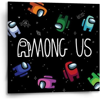 Sablio Obraz AMONG US Levitujúci vo vesmíre - 50x50 cm