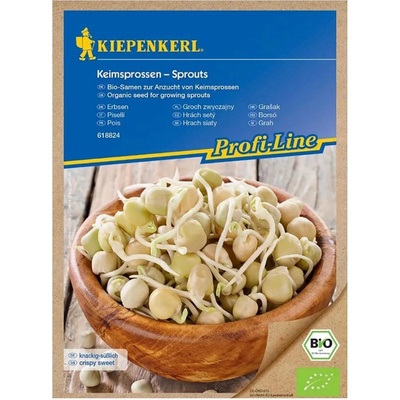 Kiepenkerl Výhonky BIO Hrach siaty
