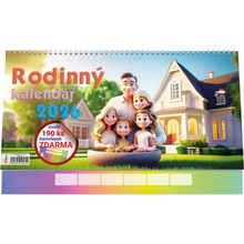 Vikpap Rodinný stolní se samolepkami 30 × 15 cm 2026