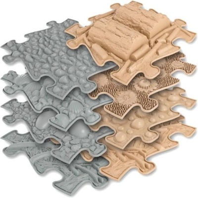 MUFFIK Ортопедични подложки Muffik - Основен комплект natural 8 бр