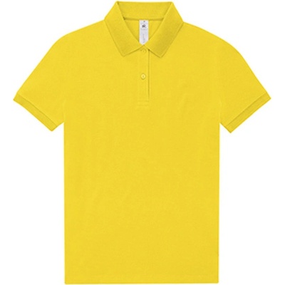 B&C Dámske polo tričko PW463 Mellow Yellow