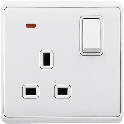 ELMARK London ЕД. КОНТАКТ С 2Р СВ. КЛЮЧ БЯЛ (190886/wh)