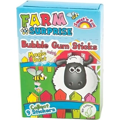 Sweet&Fun Farm Surprise - žvýkačky v krabičce, 28g