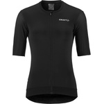 Craft Дамска фланелка с къс ръкав за колоездене Craft Women's Adv Aero Jersey Cycling jersey - Black - размер XXL (156-2297-0316)