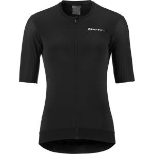 Craft Дамска фланелка с къс ръкав за колоездене Craft Women's Adv Aero Jersey Cycling jersey - Black - размер XXL (156-2297-0316)