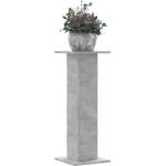 vidaXL Стойки за растения 2 бр бетонно сиви 30x30x80см инженерно дърво (3307867)