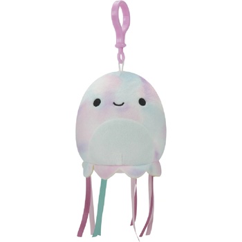 Image 1 of Jazwares Plus Squishmallows P14 Clip On Tie Dye Jellyfish 9cm
