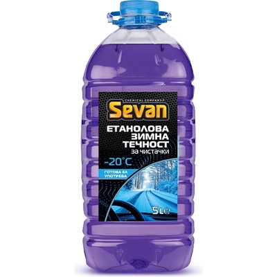 SEVAN ТЕЧНОСТ ЗА ЧИСТАЧКИ sevan ЗИМНА ЕТАНОЛ -20°С 5l (91311)