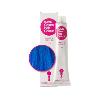 Kallos KJMN Cream Hair Color - krémová profesionálna farba na vlasy, 100 ml 0.88 mix tón modrý
