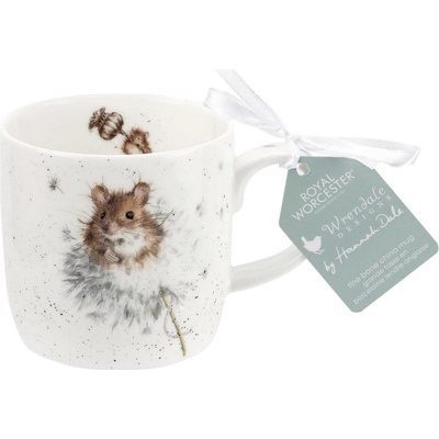 Wrendale porcelánový hrnek Country Mice s myškou 310 ml
