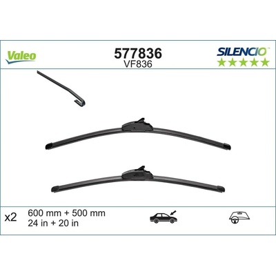 Valeo Silencio X-TRM 650+500 mm VA 577836
