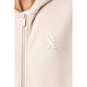 Giorgio Armani суичър с цип и качулка дамски от памук (XW002760.AF25528)