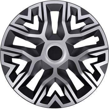 NRM капаци за колела 15", the best сребристо-черни, 4брой (vtv-pu-23623)