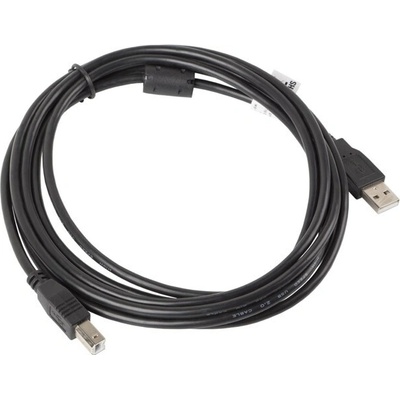 Lanberg CA-USBA-11CC-0030-BK USB 2.0 USB B, 3m, černý