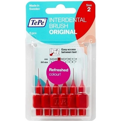 TePe Original mezizubní kartáčky 0,5 mm 6 ks blistr