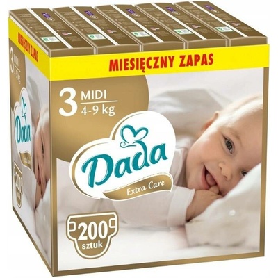Dada Extra Care MIDI 3 4-9 kg 250 ks