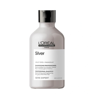 L'Oréal L'ORÉAL PROFESSIONNEL SILVER Неутрализиращ шампоан за сива и бяла коса Шампоан за коса дамски 300ml