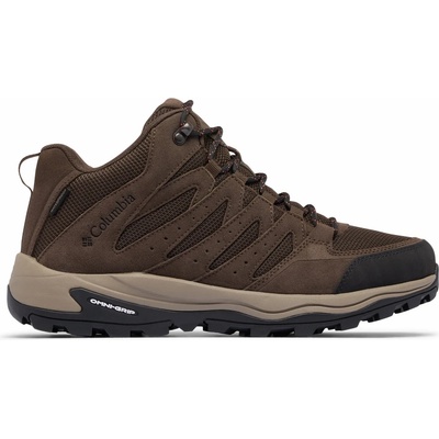 Columbia Мъжки туристически обувки Columbia Redmond IV Mid Waterproof Walking boots - Cordovan / Tangy Orange - размер 45 (EU) (019-1337-0119)