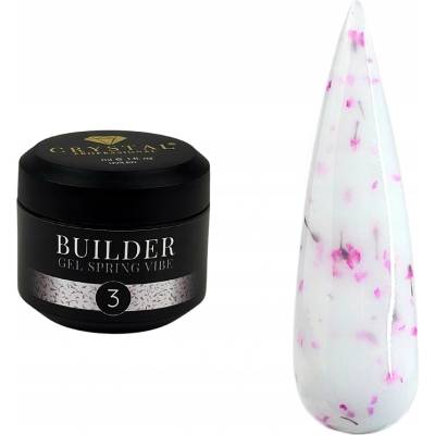 Crystal Pro fessional Builder gel stavební gel Spring Vibe 3 15 ml