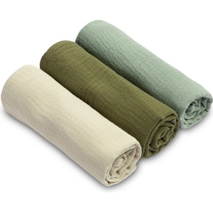 Sensillo Муселинови Пелени Uniform Green 3 Броя 60X80См Sensillo