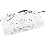 Alphacool Адаптер приставка с вътрешна и външна резба Alphacool Eisdecke D5 Dual Acrylic Attachment 3x 1/4 (AC-1014107) - cybertrade