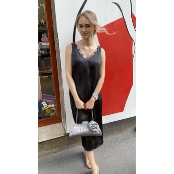 šaty Asos tmavě šedá