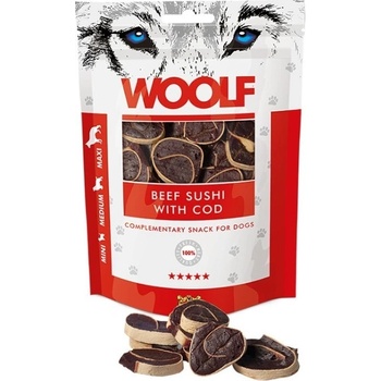 Woolf beef sushi with cod 100 g