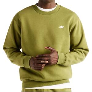 New Balance Мъжки пуловер New Balance Sport Essentials Fleece Crew Jumper - Sport Green (017-4403-0713)