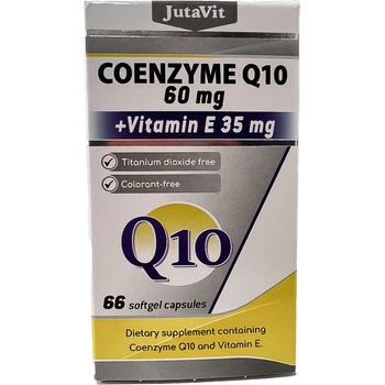 JutaVit Koenzým Q10 + Vitamín E plus 66 kapsúl