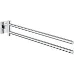 GROHE QuickFix Start Cube - Двойна поставка за кърпи, дължина 44 см, хром 40976000 (40976000)
