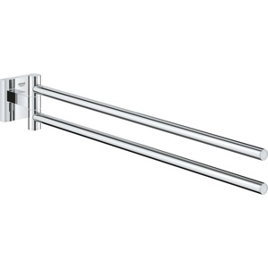 GROHE QuickFix Start Cube - Двойна поставка за кърпи, дължина 44 см, хром 40976000 (40976000)