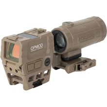 Holosun Combo kit Aems Red zvětšovací modul HM3XT FDE
