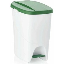 Sahm Odpadkový kôš s pedálom zelené veko 25 l 100027472