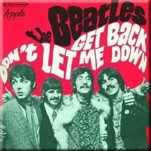The Beatles Get Back/Don't Let Me Down Магнит (BEATMAG39)