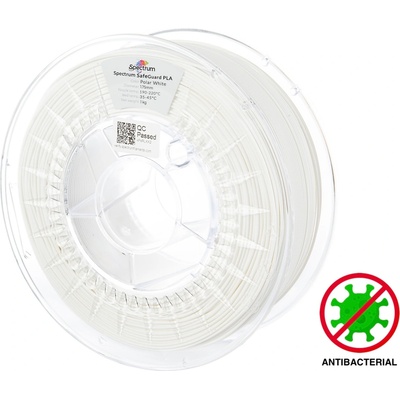 Spectrum 81555 3D филамент, SafeGuard PLA, 1, 75mm, 1000g, Бял (Polar white) (81555)
