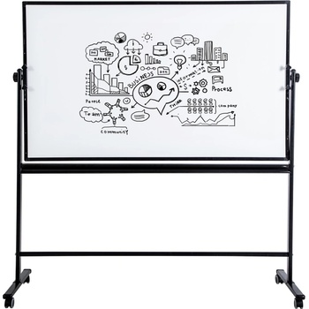 Deli Бяла магнитна дъска Deli Focus E7883, двойна, (11303114)