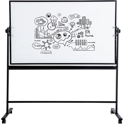 Deli Бяла магнитна дъска Deli Focus E7883, двойна, (11303114)