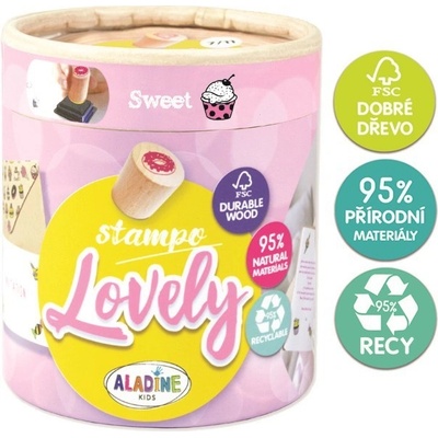 Aladine Dřevěná razítka StampoLovely Dortíky