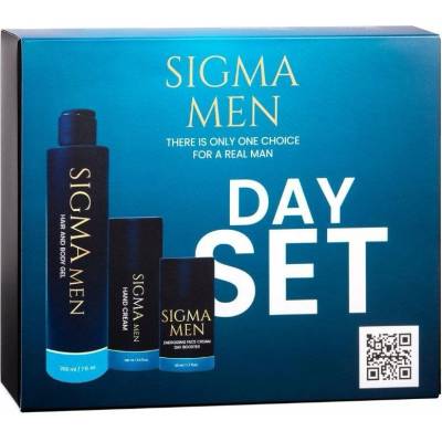 Kann Sigma Men Day Set mycí gel 200 ml + krém na ruce 100 ml + denní krém 50 ml