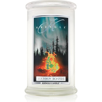 Image 1 of Kringle Candle Bourbon Bonfire ароматна свещ 624 гр