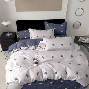 EmonaMall Двулицево спално бельо EmonaMall, 6 части - Модел S18353 (S18353-66666d)