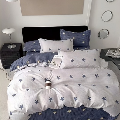 EmonaMall Двулицево спално бельо EmonaMall, 6 части - Модел S18353 (S18353-66666d)