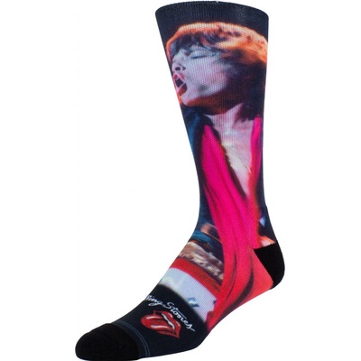 Perri´s Socks ponožky THE ROLLING STONES MICK LIVE RED SCARF RSB305-001 BLACK