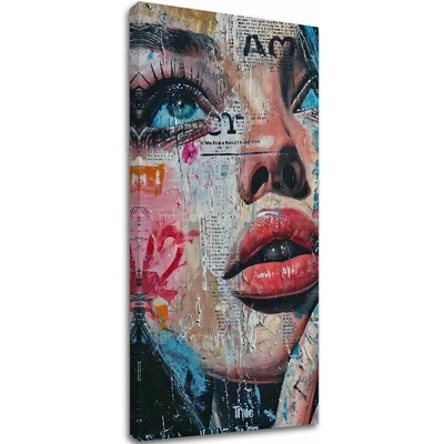 Elegantný obraz ženy Farby ulice - 50x100 cm
